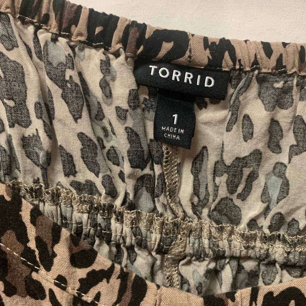 Euc torrid leopard dress size 1 - Picture 2 of 2